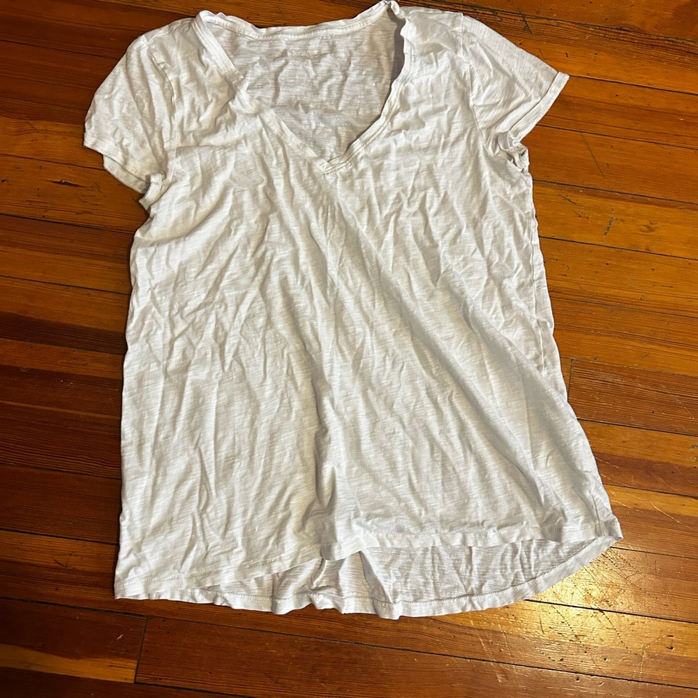 Lilly Pulitzer Gauzy White Pima Cotton T-shirt Women’s Size S